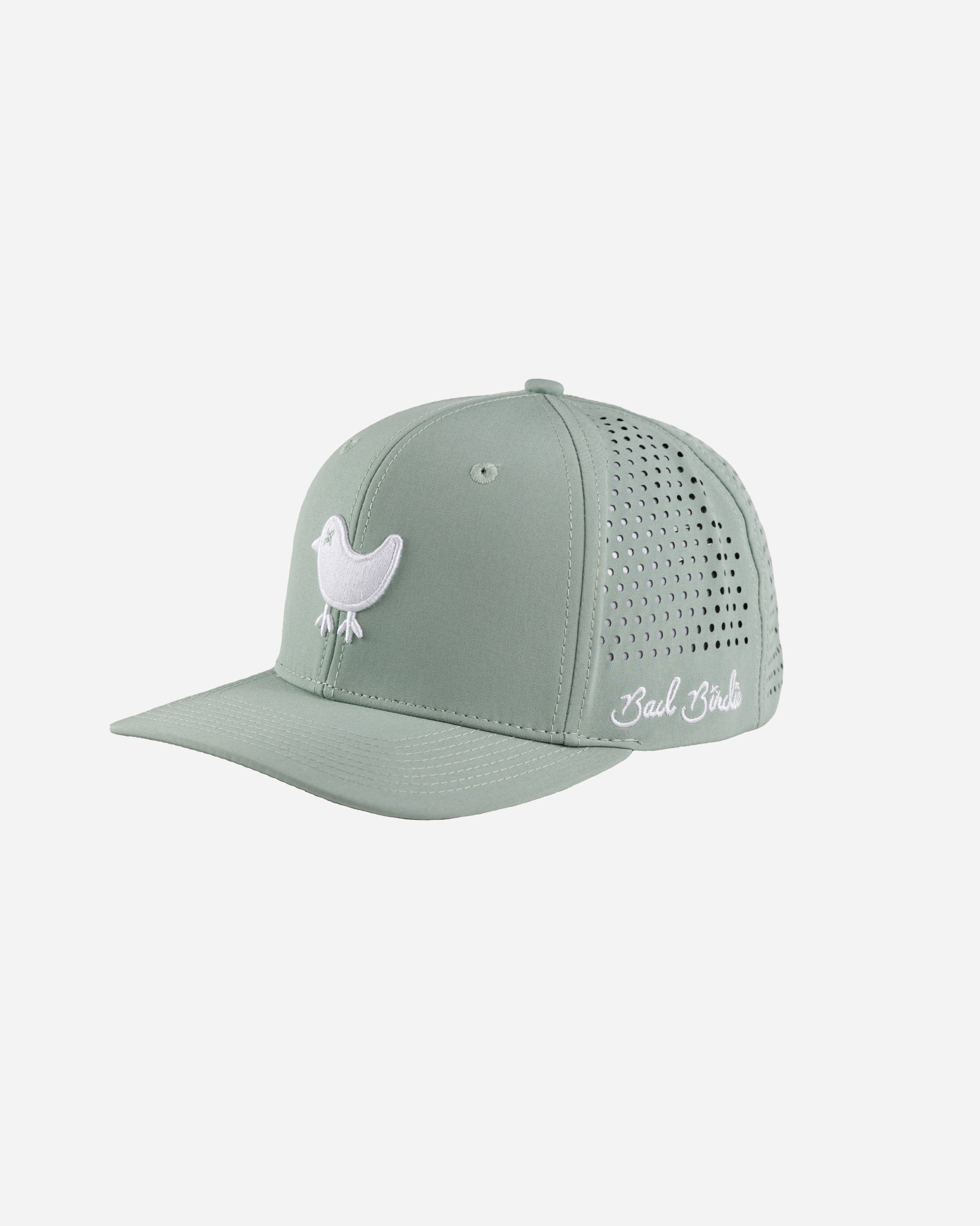 Birdie Snapback - Washed Sage-Hat-Bad Birdie