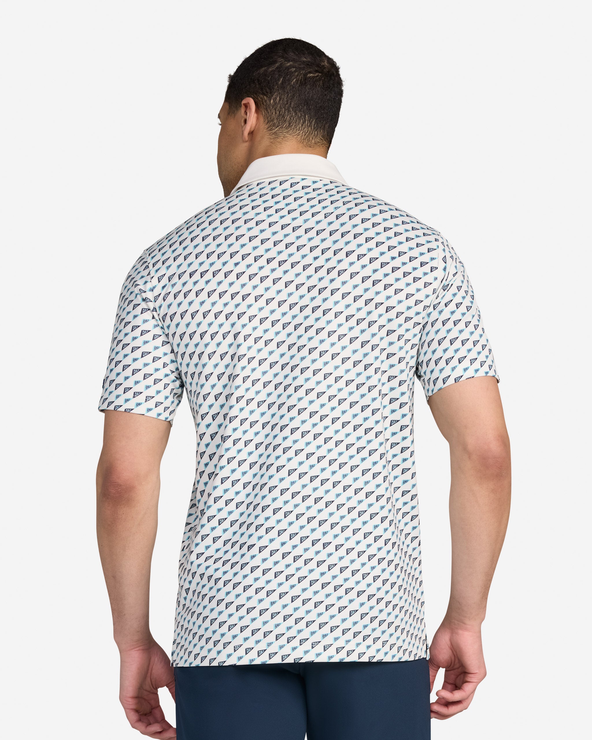 Pinseeker - Sea Salt-Men's Polo-Bad Birdie