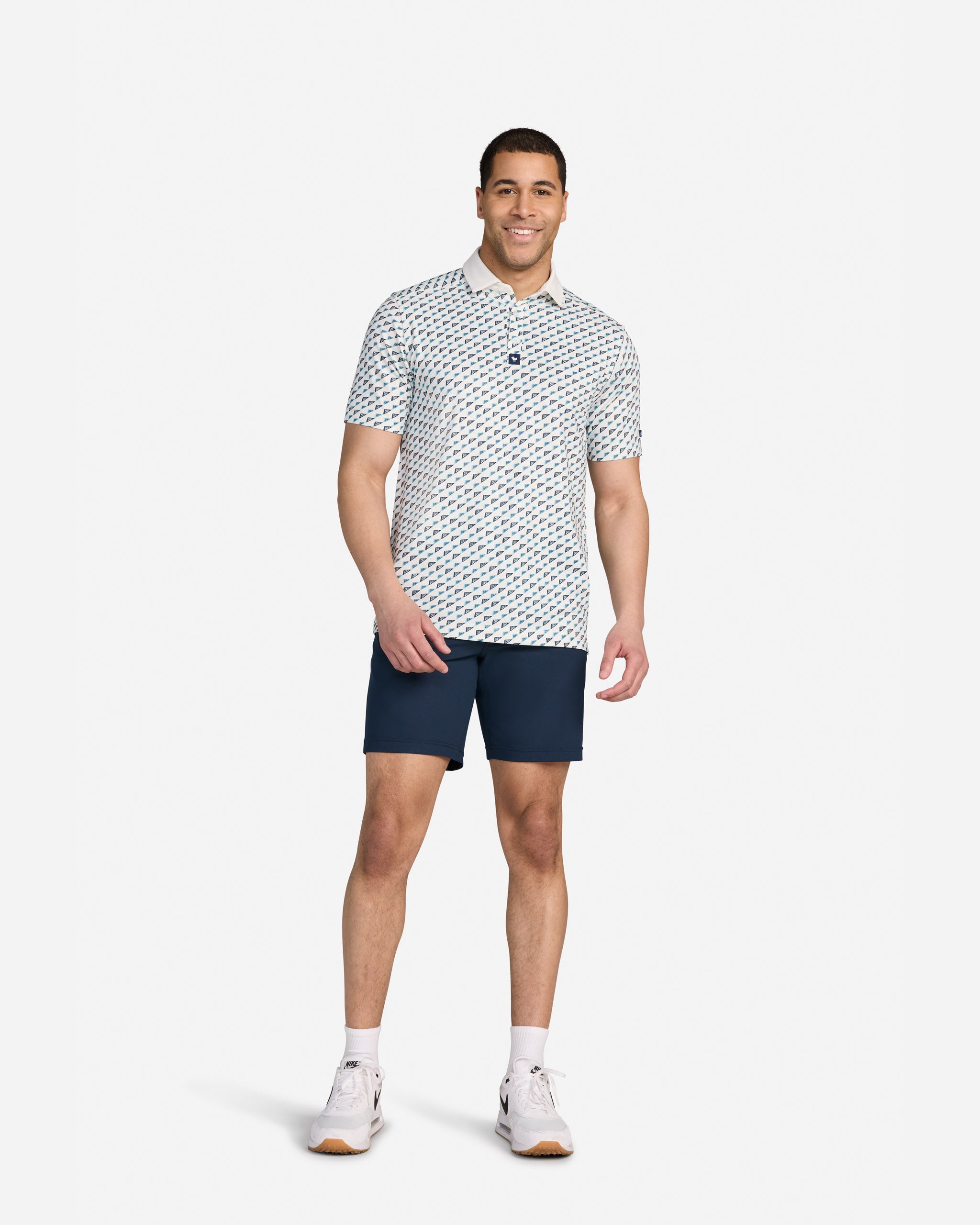 Pinseeker - Sea Salt-Men's Polo-Bad Birdie