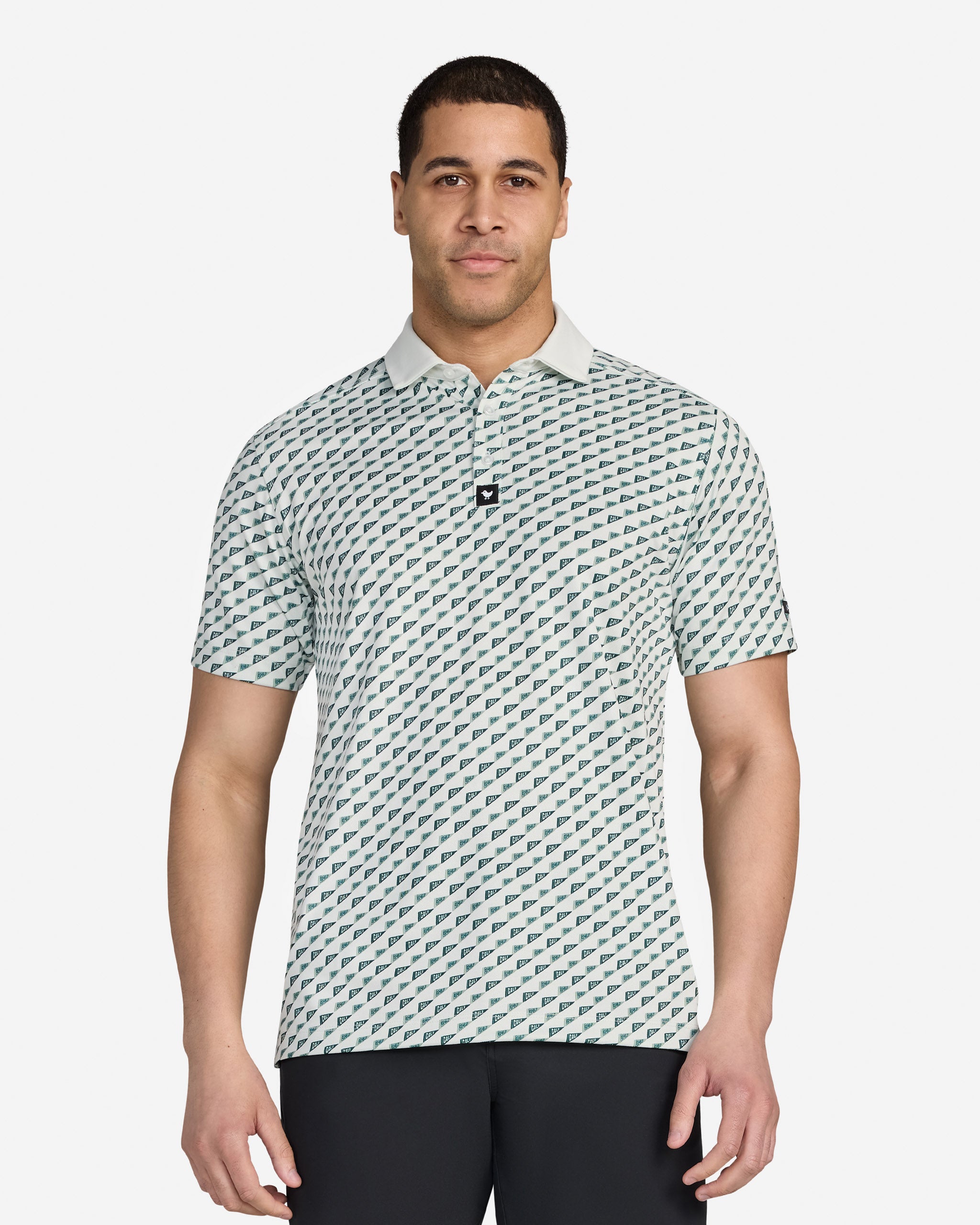 Pinseeker - Green-Men's Polo-Bad Birdie
