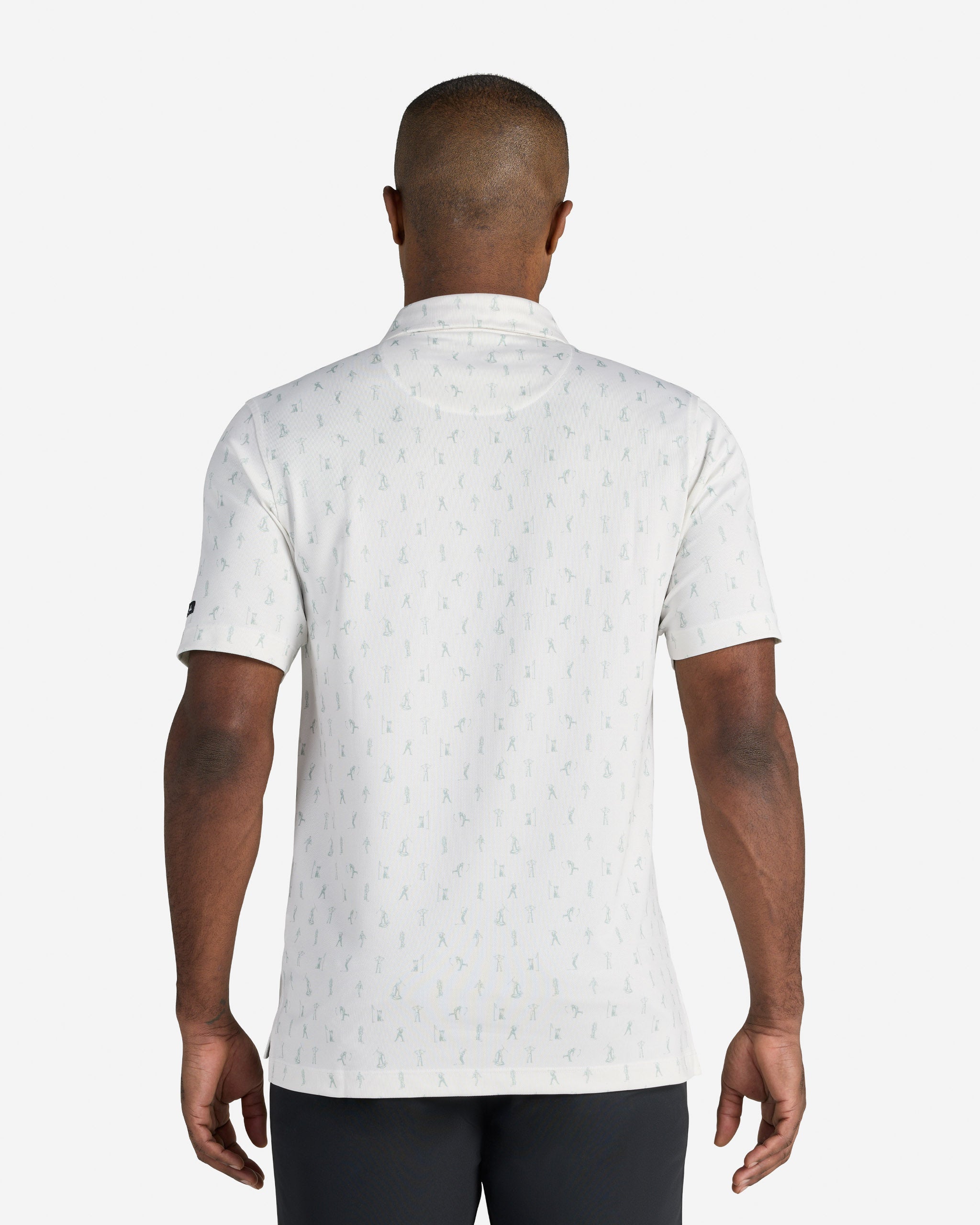 Tech Pique - Range Monster - Cream-Men's Polo-Bad Birdie