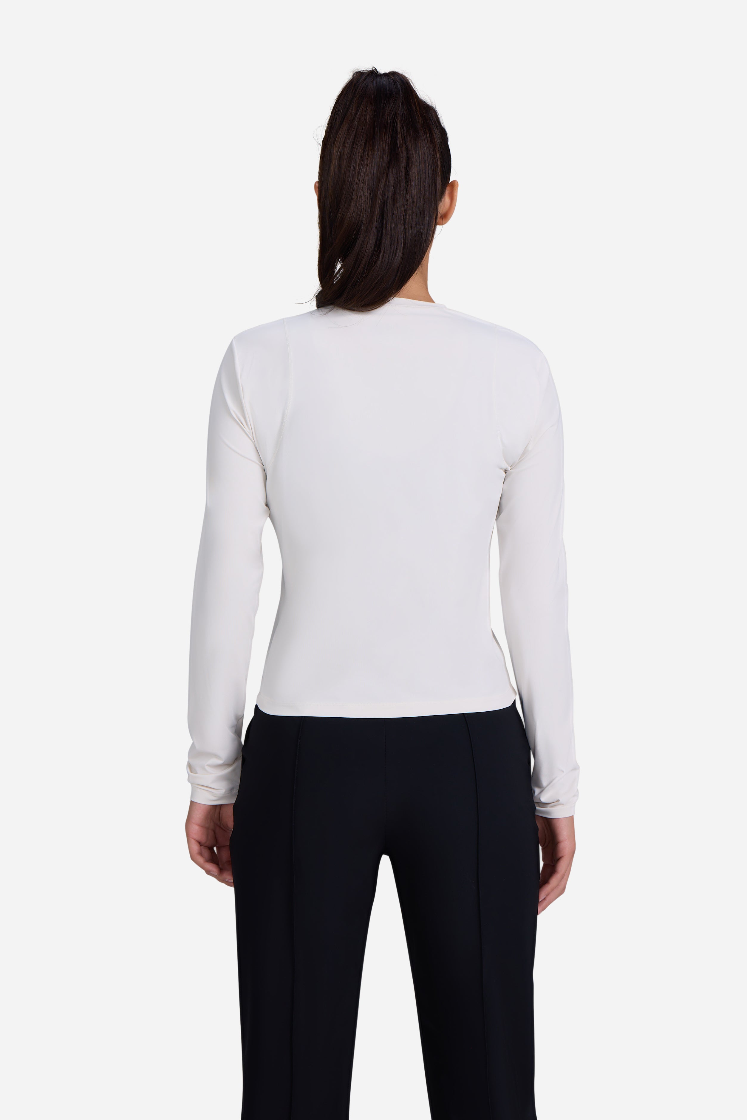 Vapor Cooling Active Long Sleeve - Brilliant White-Women's Polo-Bad Birdie